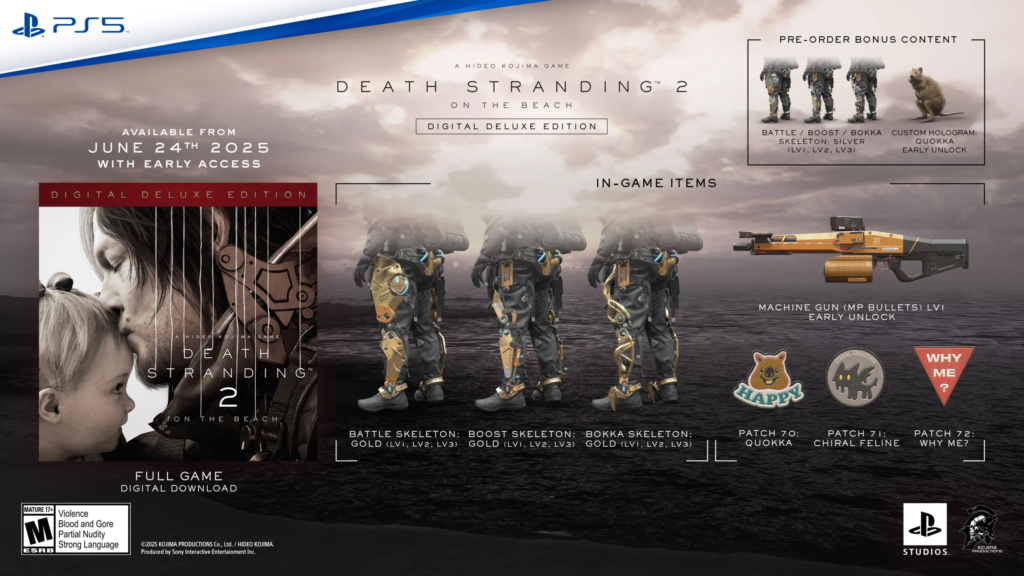 Death Stranding 2: On the Beach – Ανοίγουν οι Προπαραγγελίες στην Ελλάδα για το Νέο Παιχνίδι του Kojima Death Stranding 2 προπαραγγελία
