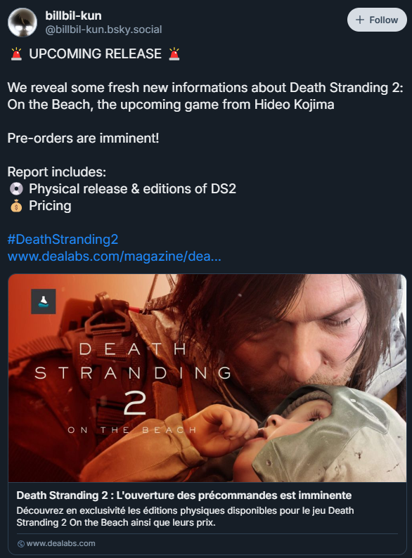 Death Stranding 2: On the Beach – Διέρρευσαν Τιμές και Εκδόσεις πριν τις Προπαραγγελίες Death Stranding 2: On the Beach