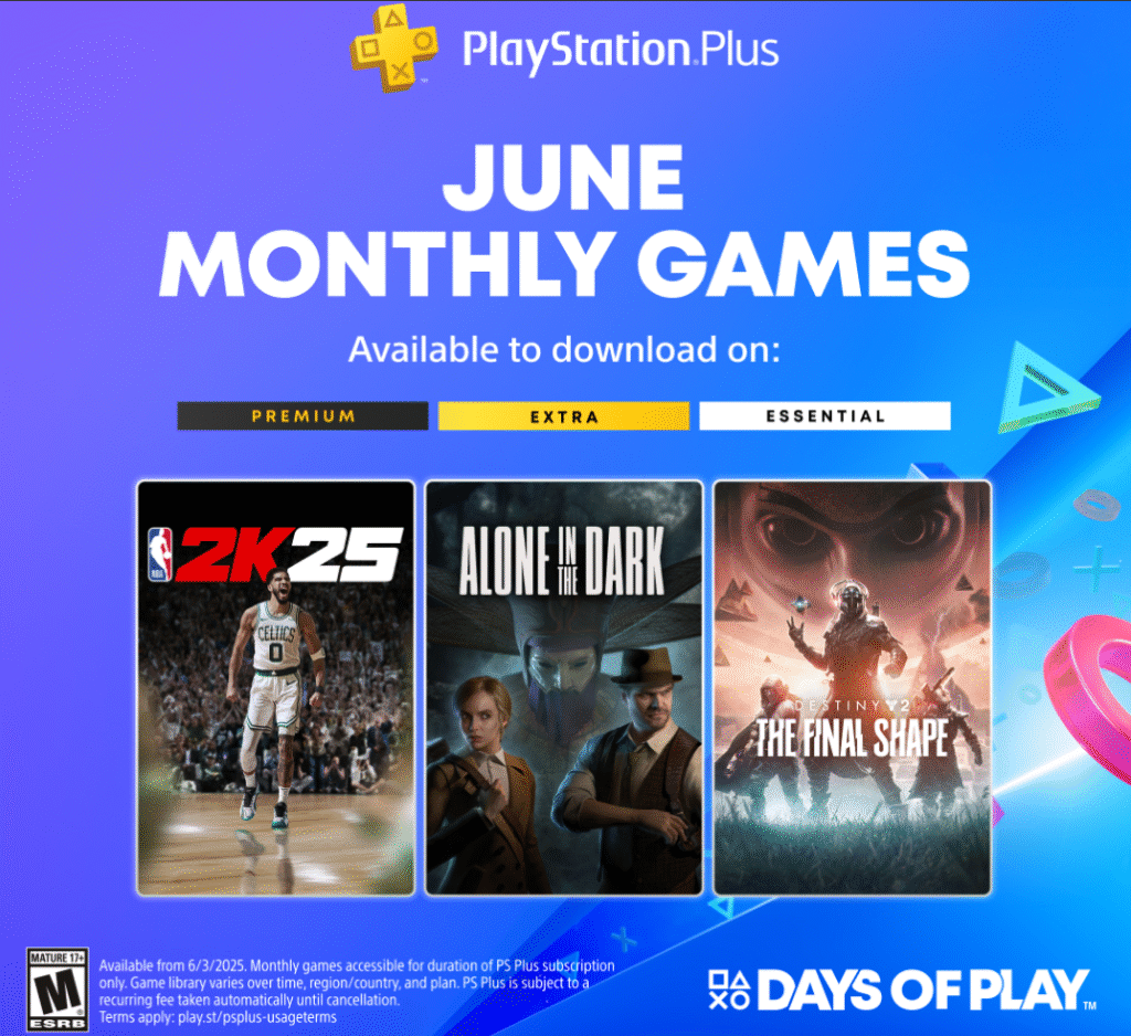 PS Plus Ιούνιος 2025: Δύο Μεγάλες Εκπλήξεις και Δυνατές Κυκλοφορίες για PS4 & PS5 PS Plus Ιούνιος