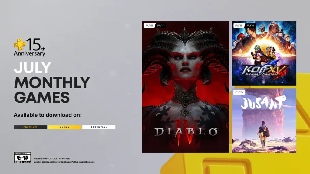 PlayStation Plus: Τα Παιχνίδια του Ιουλίου Είναι Διαθέσιμα από Σήμερα για PS4 & PS5 PS Plus Ιούλιος 2025: Diablo IV