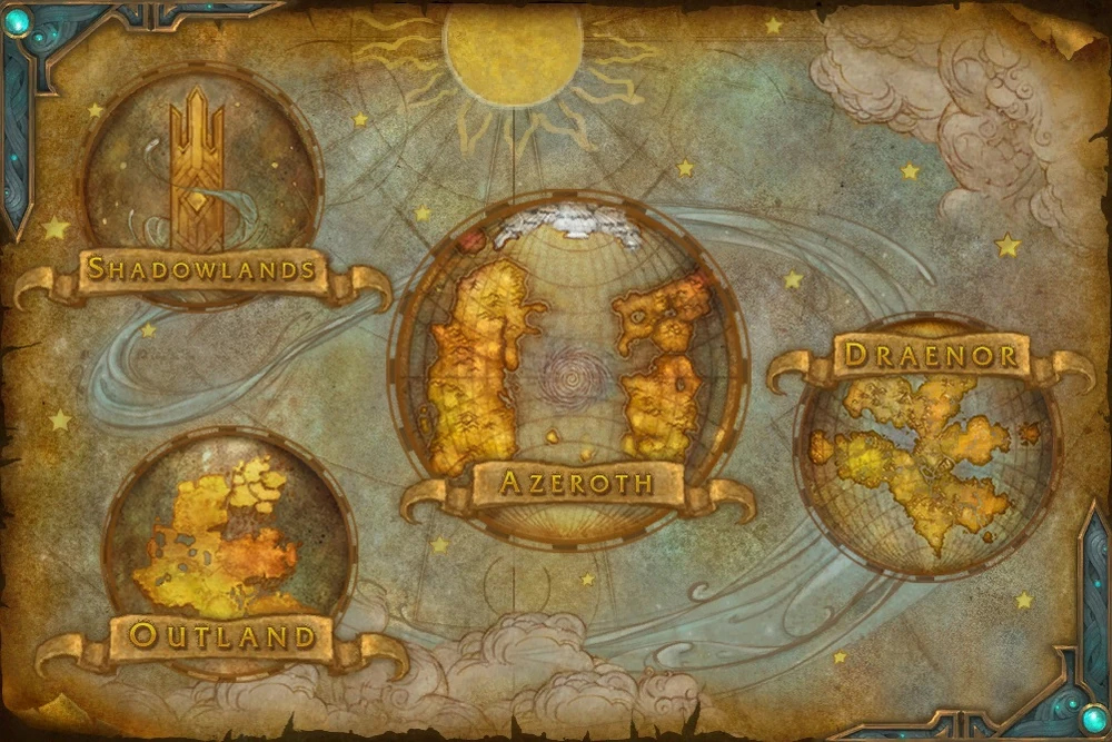 Η Ιστορία Του World Of Warcraft : Το Έπος Των 20+ Ετών Ο Χάρτης του Azeroth