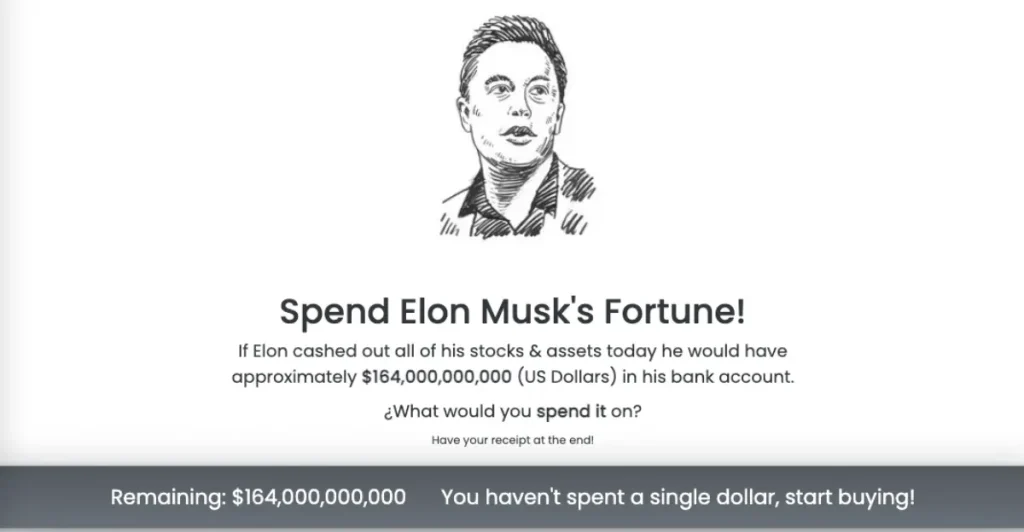 Spend Elon Musk's Fortune: Δοκίμασε Να Φας 1 Τρισεκατομμύριο Spend Elon Musk's Fortune